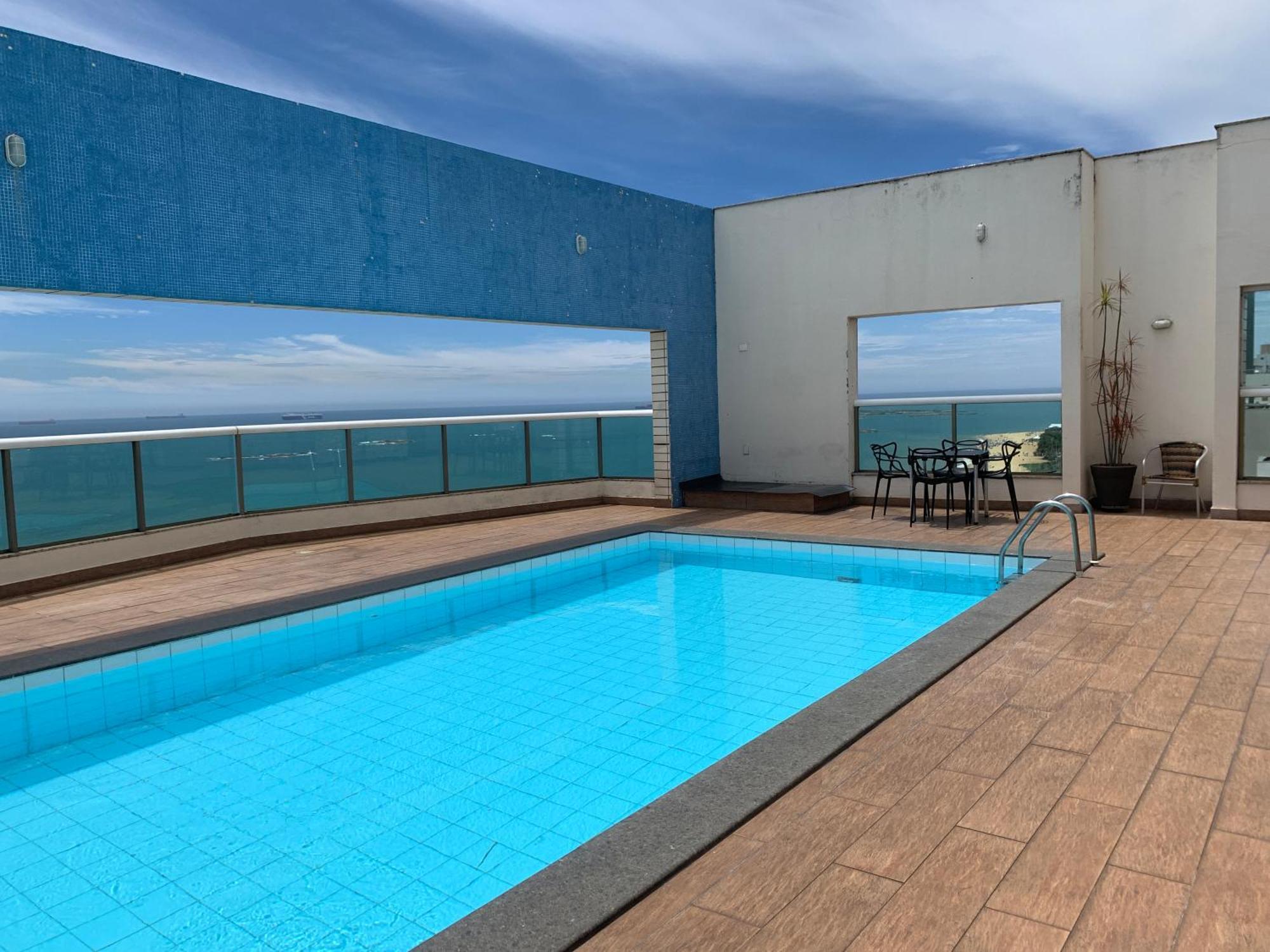 Ocean Flat Premium Com Vista Para O Mar Apartment Vila Velha  Luaran gambar